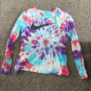 Tye Dye Nike Long Sleeve